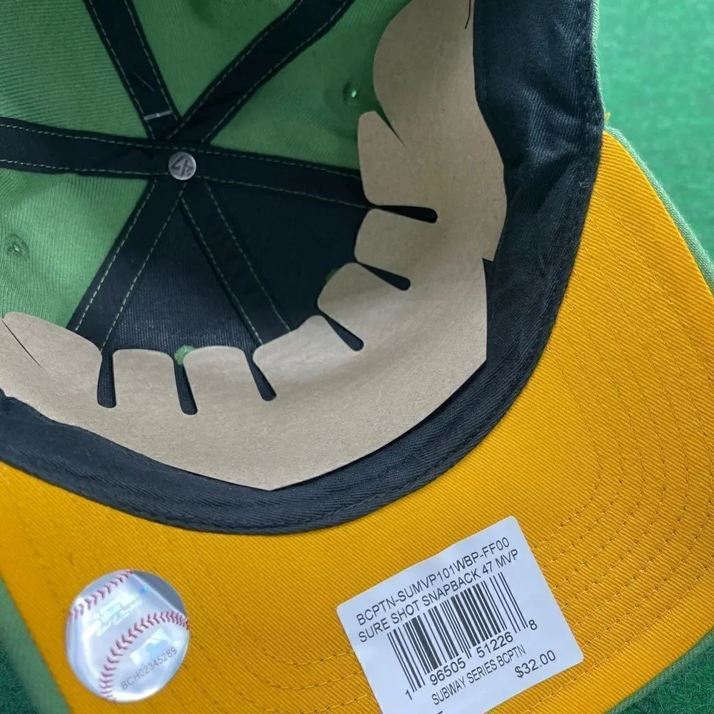 '47 New York Yankees Captain Sure Shot Under Coop ASG Adjustable Snapback Hat NY